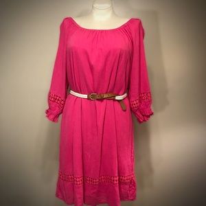 Lane Bryant cotton gauze dress, size 14/16.